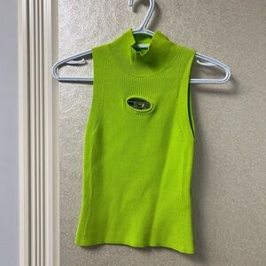 Diesel Neon Green Tank Top